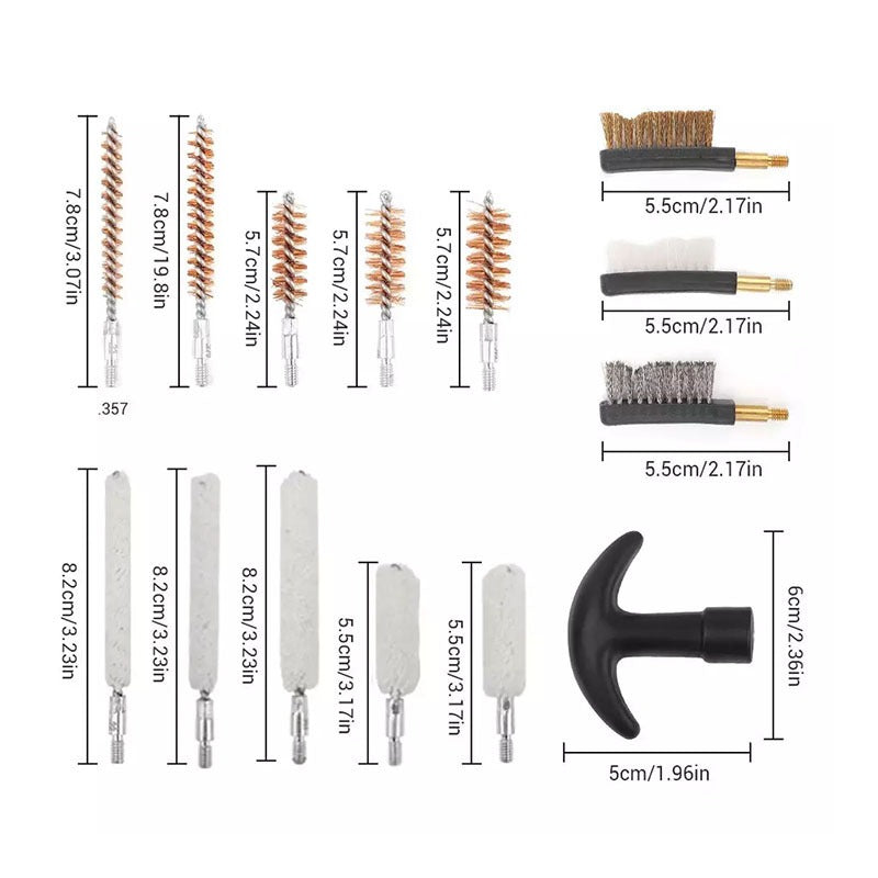C7Tactical GK28-C Copper Gun Cleaning Brush Set
